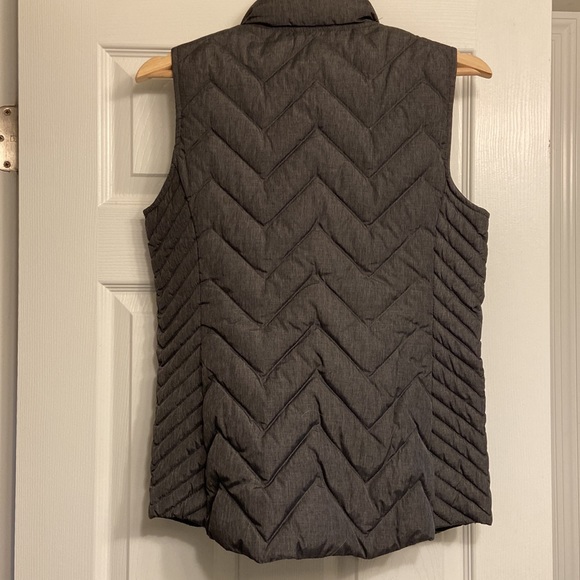 MICHAEL Michael Kors Down Fill Dark Grey Vest - Picture 2 of 3